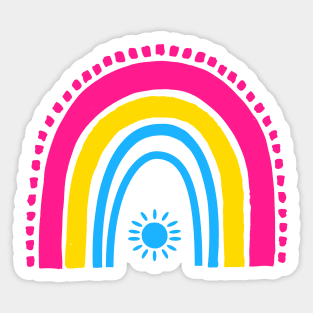 Pansexual Boho Pride Sticker